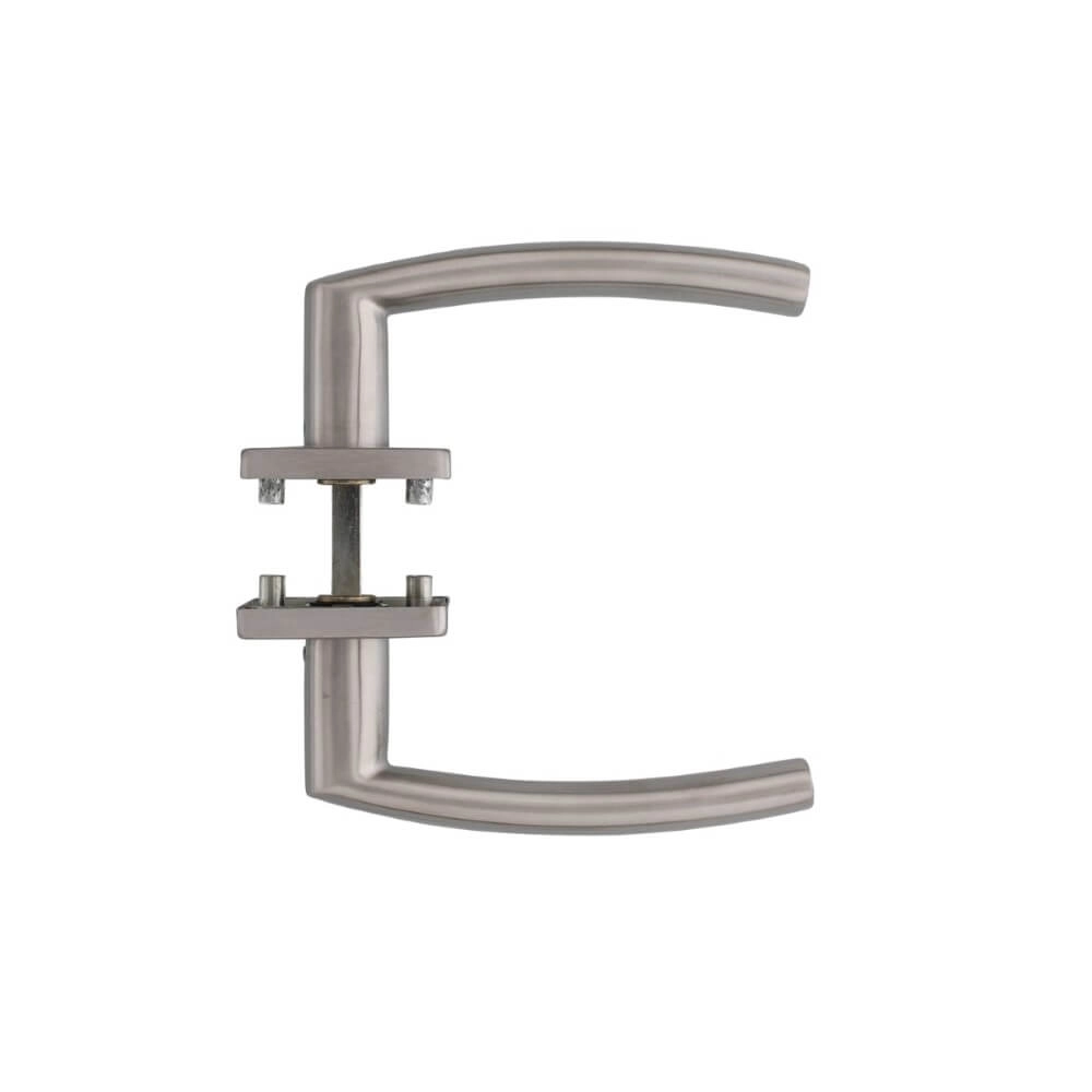 Deurklink Blok vierkant rozet RVS Intersteel 8714186127896