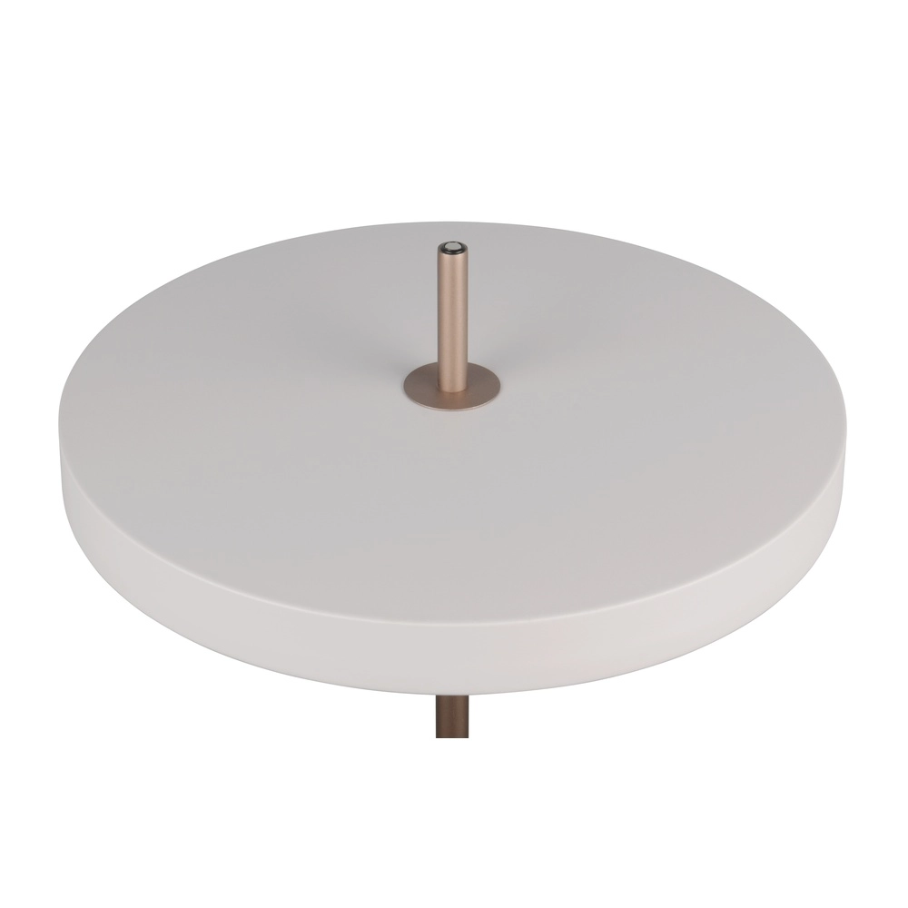 Moderne vloerlamp Keaton wit Trio 4017807655933