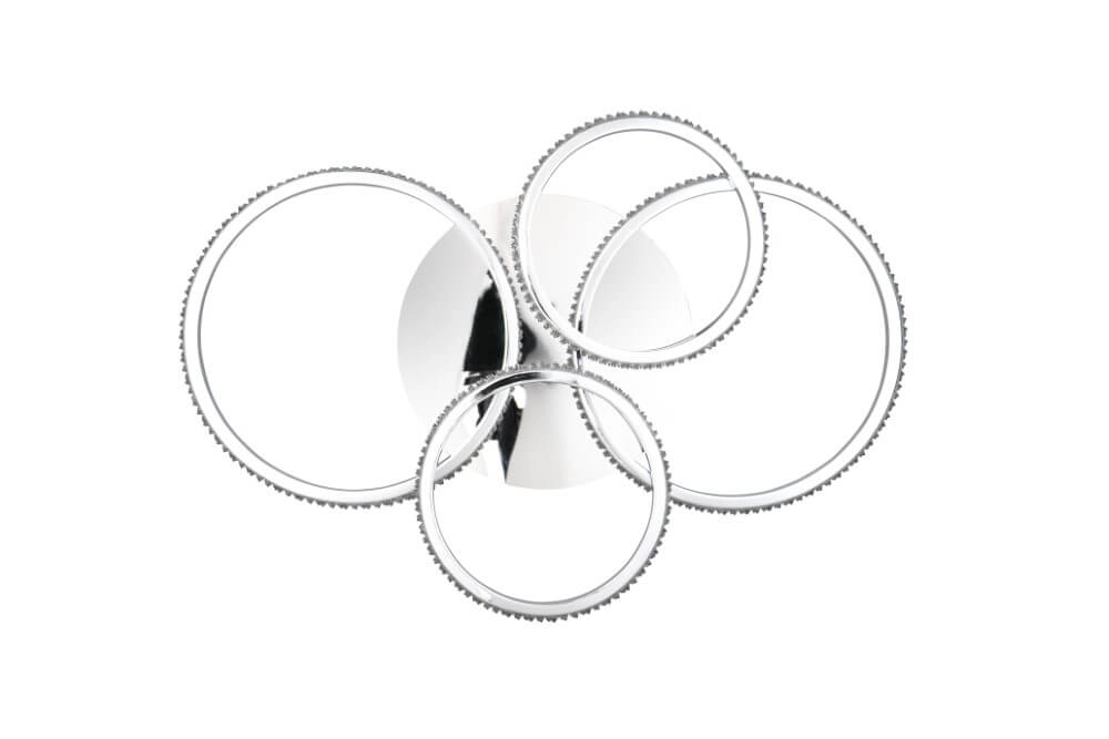 Design plafondlamp Cires chroom Trio 4017807600940