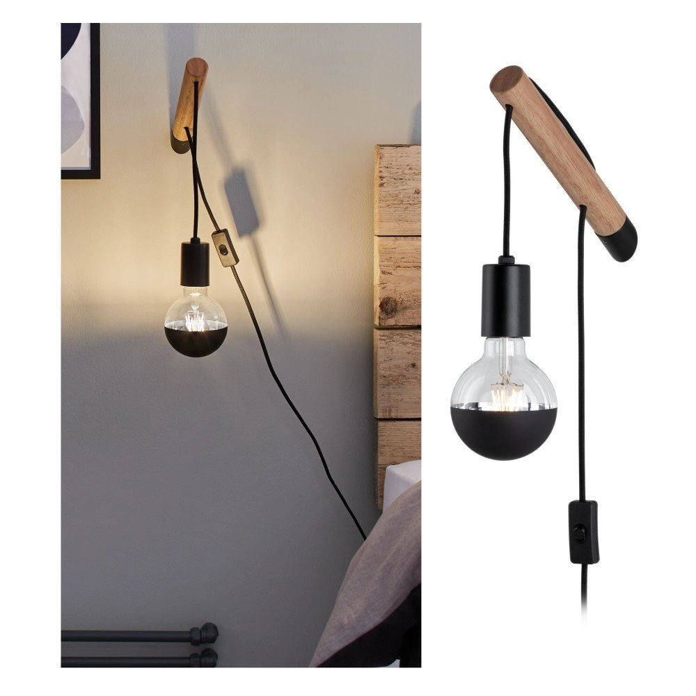 Houten wandlamp Kian Paulmann 4000870789148