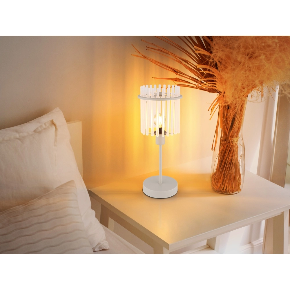 Tafellamp Gorley zand bruin met glas Globo 9007371569700