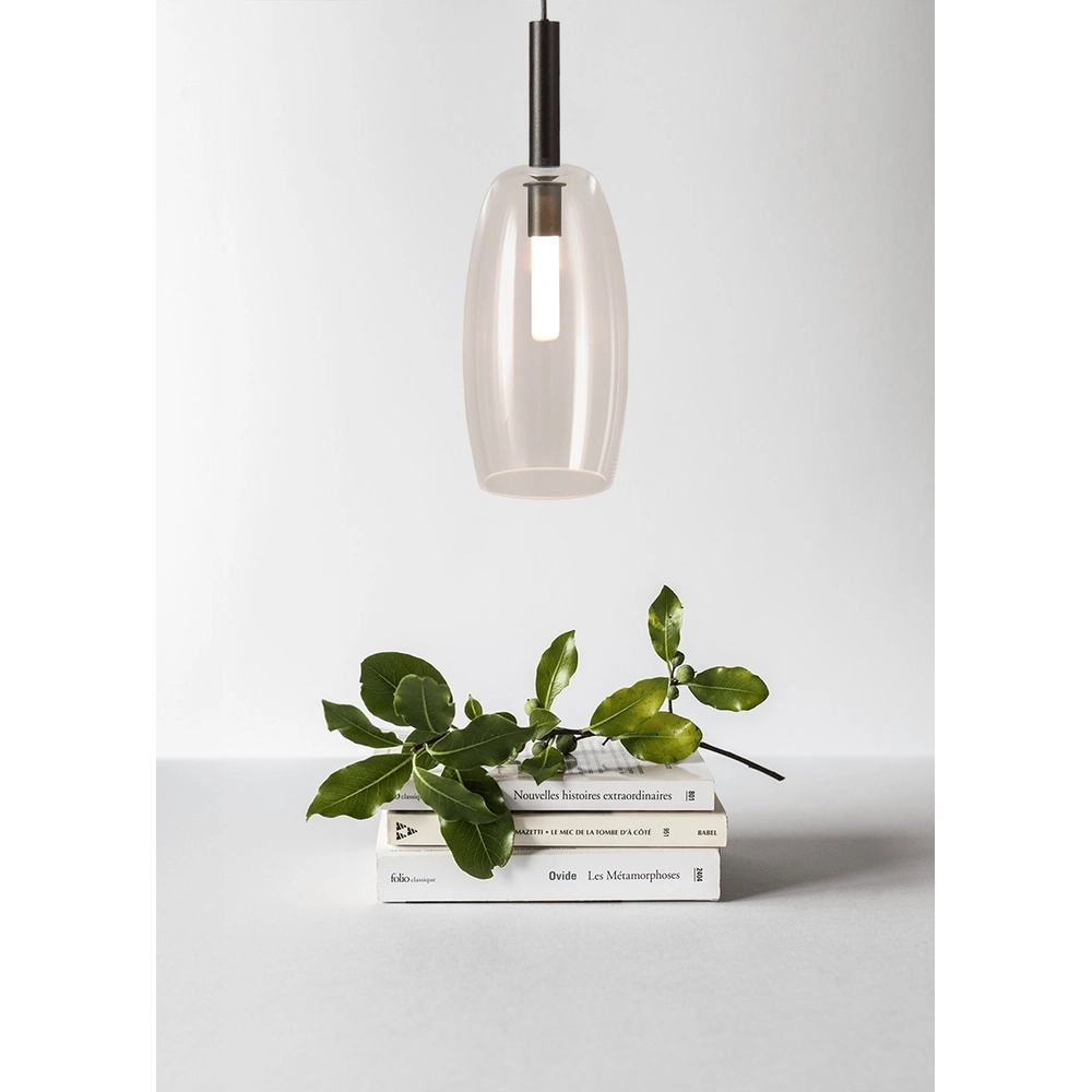 Hanglamp Ø 11,5cm Lido Olive met helder glas Masterlight 8718121335209