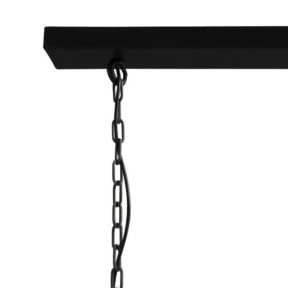 Retro eetkamerlamp Industria 3x27 3-lichts antraciet Masterlight 8718121230375