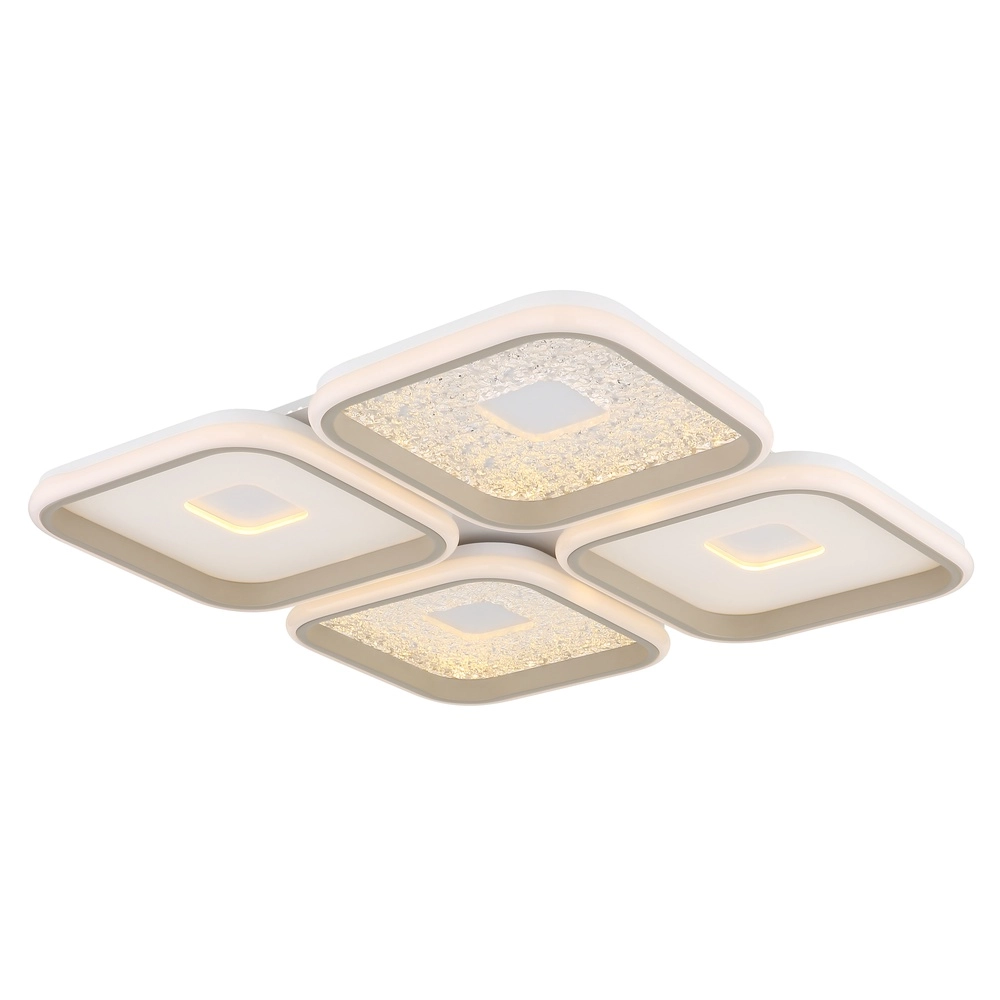 Moderne plafondlamp Mosaiko 54 x 54cm zand bruin Globo 9007371572762