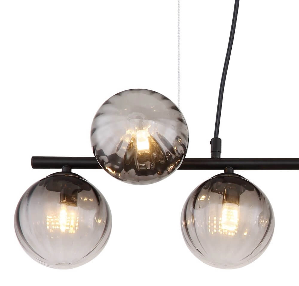 7-lichts hanglamp Dallerta smoke glas Globo 9007371452576