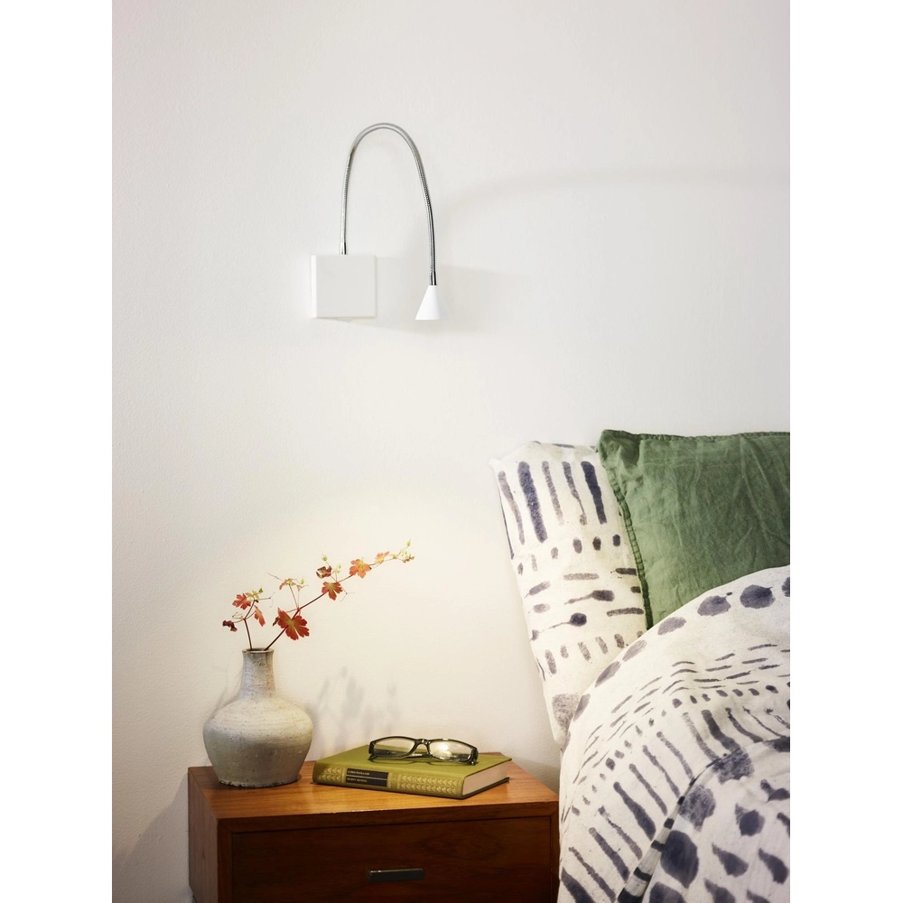 Bed leeslampje Buddy 4000K wit Lucide 5411212185549