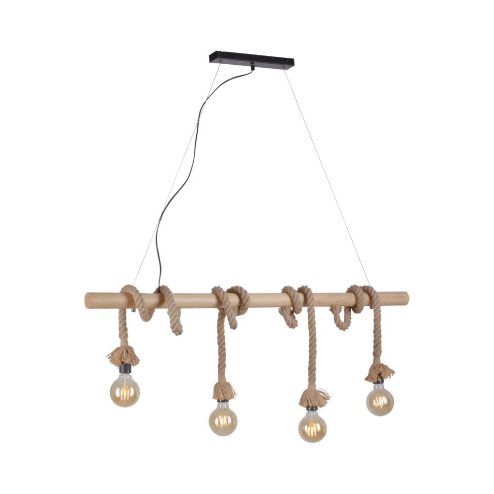 Eetkamer touwlamp Rope Just Light 4043689963132