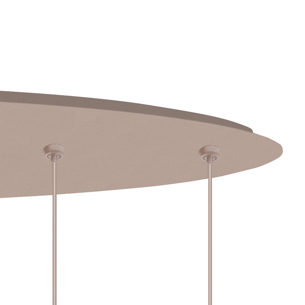 Hanglamp Champagne Egg 8-lichts ovaal Highlight 8718379052408