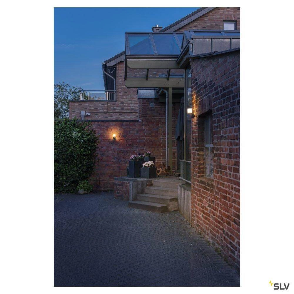 Buitenlamp Grafit met bewegingssensor SLV 4024163262743