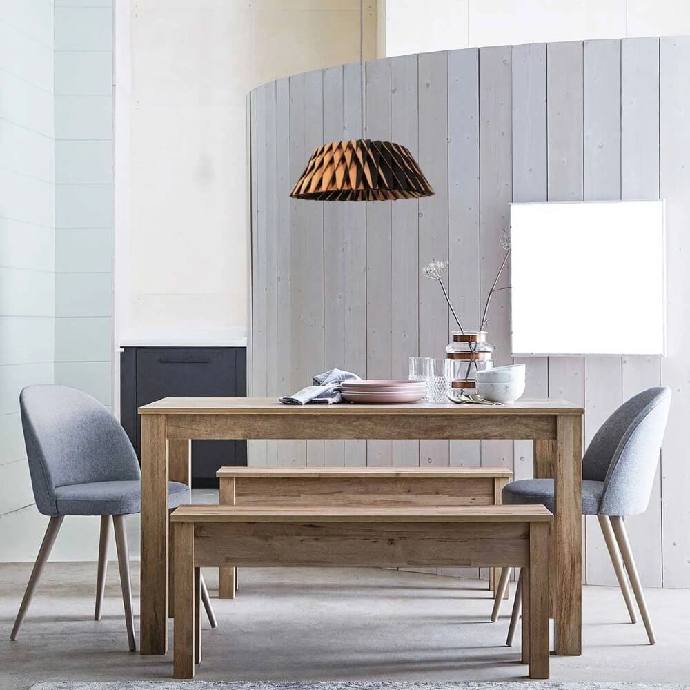 Zwart houten hanglamp Maze Ø 46cm Steinhauer 8712746166293