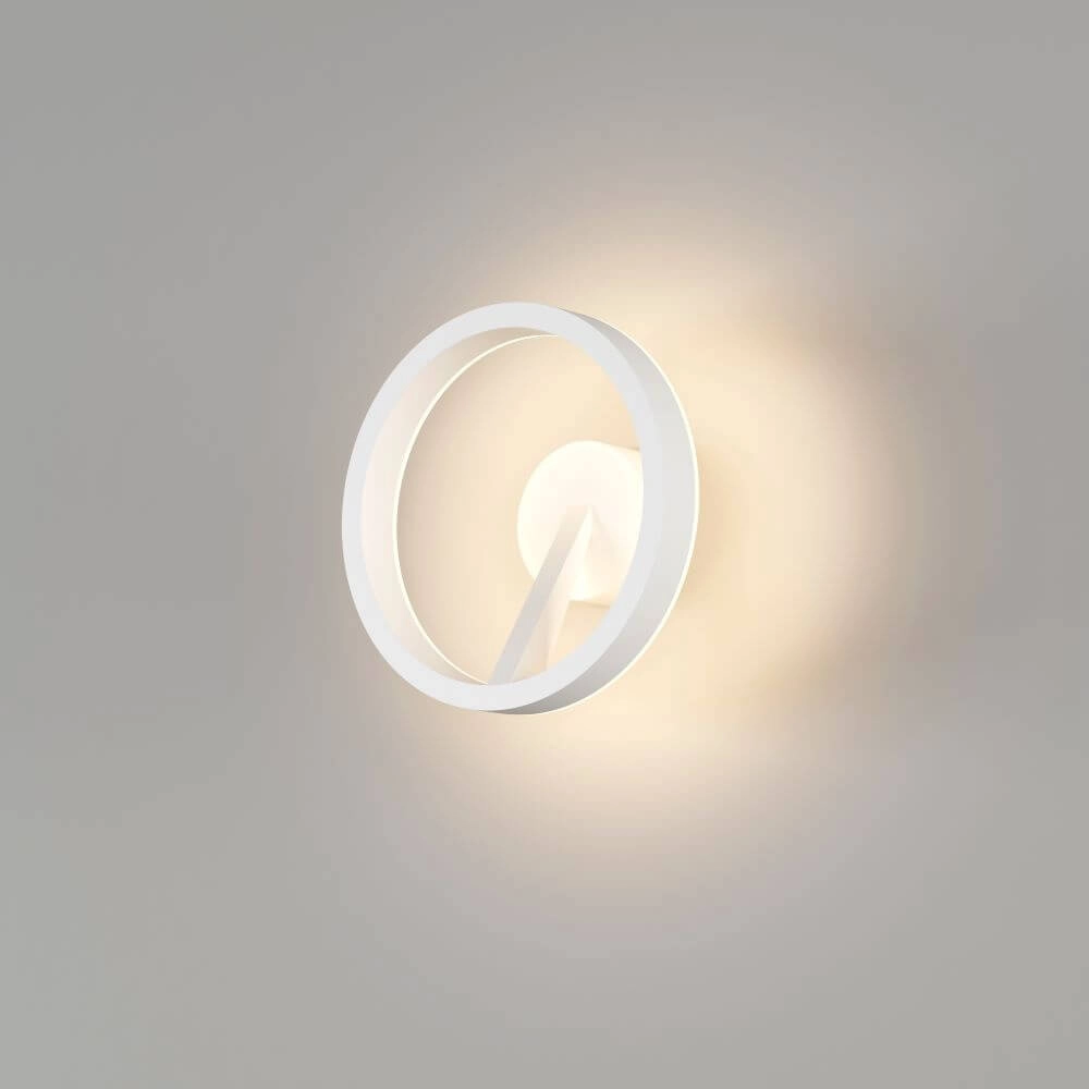 Witte wandlamp Oregon strak design
