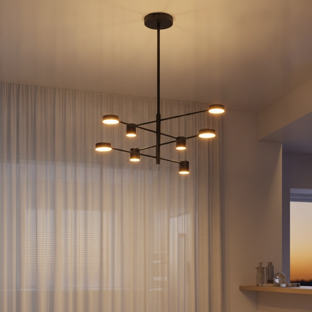 Zwarte hanglamp Nordik M design