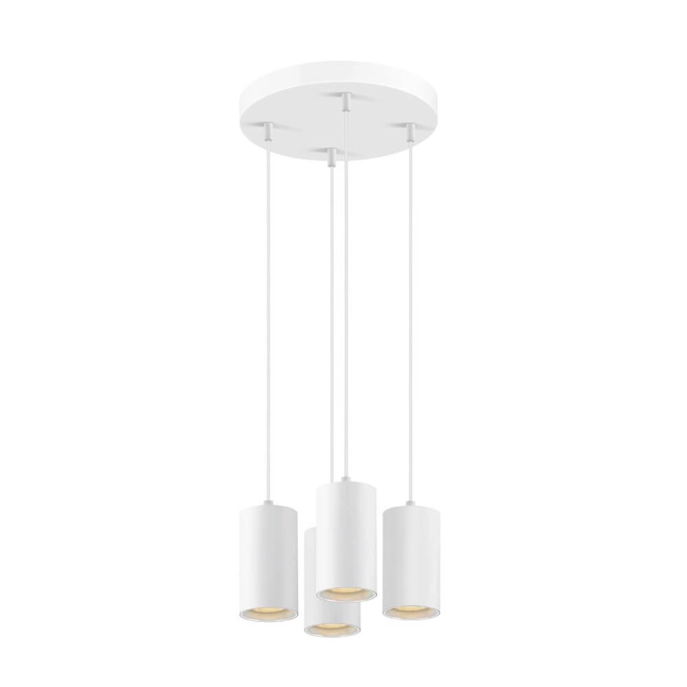 Pendel hanglamp Asto Tube wit 4x GU10 Pendel hanglamp Asto Tube wit 4x GU10