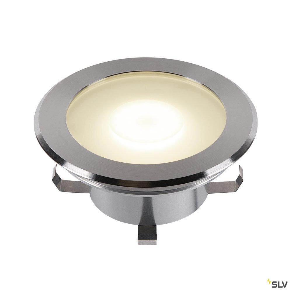 Grote led grondspot Dasar Flat warmwit licht SLV 4024163262071