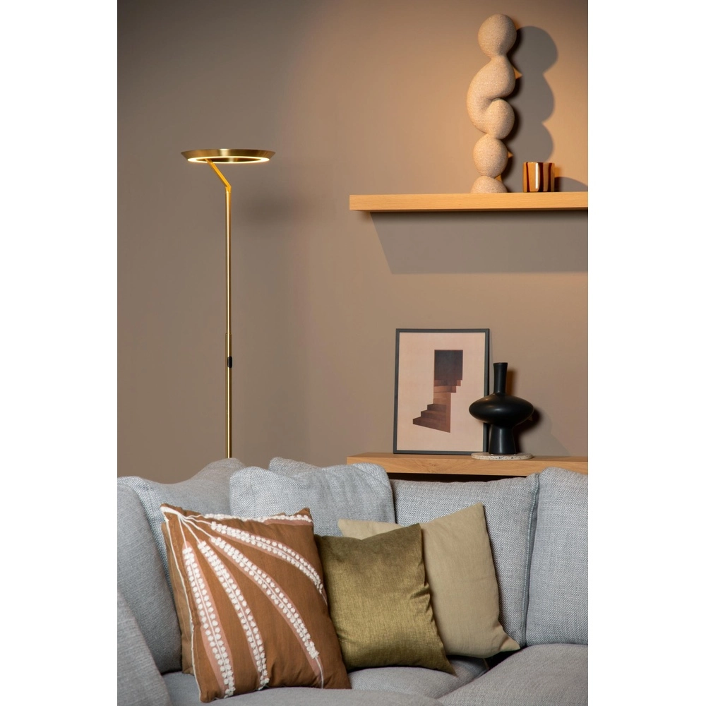 Design vloerlamp Celeste goud Ø 28cm Lucide 5411212031921
