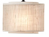 Hanglamp Odar 4-lichts zwart met zandkleur Brilliant 4004353394713