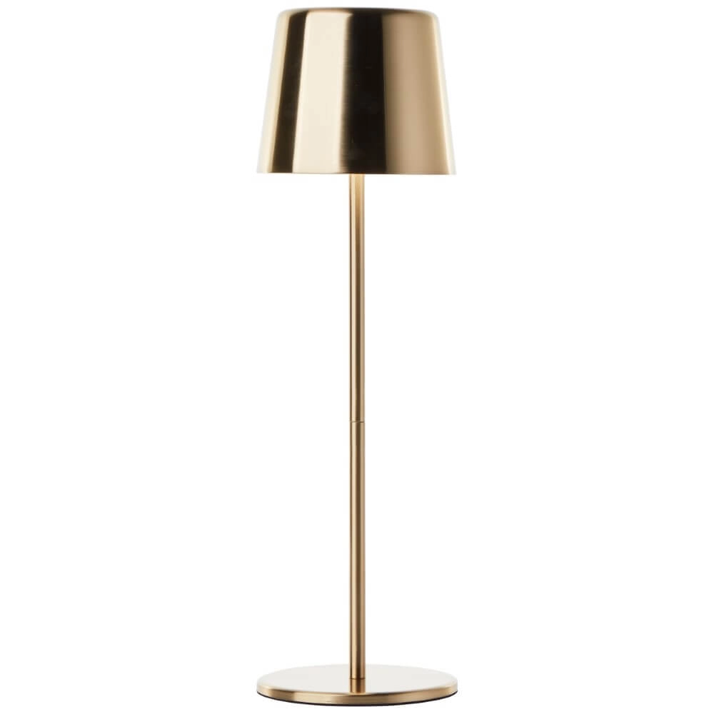 Oplaadbare tafellamp Xaana goud Oplaadbare tafellamp Xaana goud