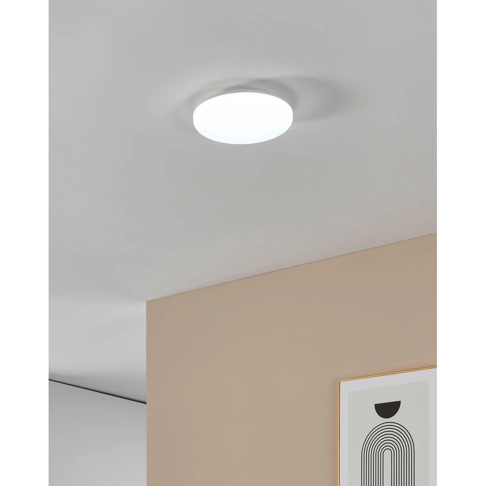 Ronde plafondlamp Castagneto Ø 26cm wit Eglo 9008606313204
