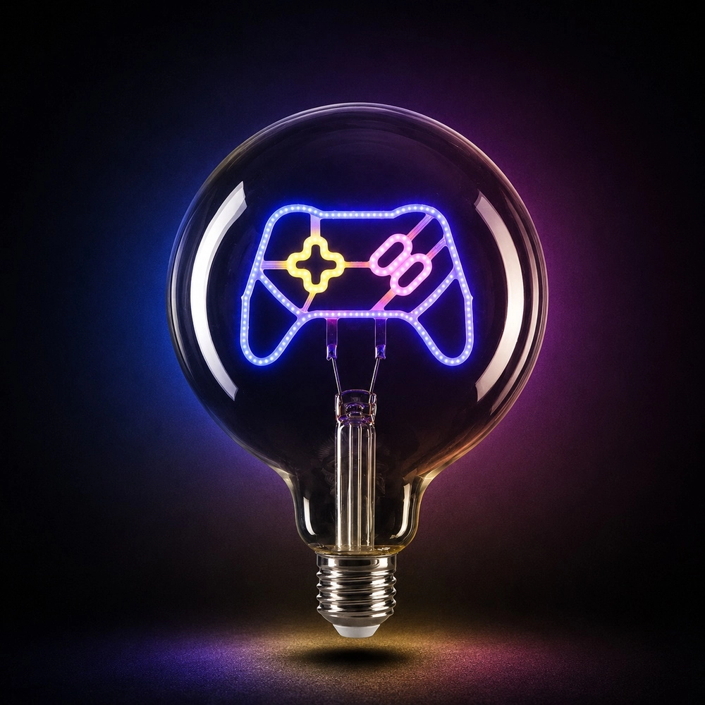 E27 lichtbron Lumopop controller paars Brilliant 4004353477683