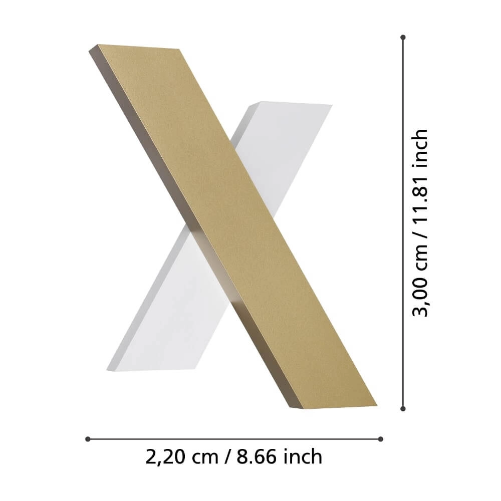 Led wandlamp Brezzara goud Stars of Light 9008606243341