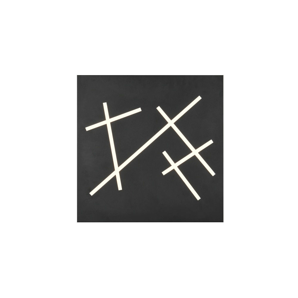 Design plafondlamp Snip zwart Trio 4017807659740