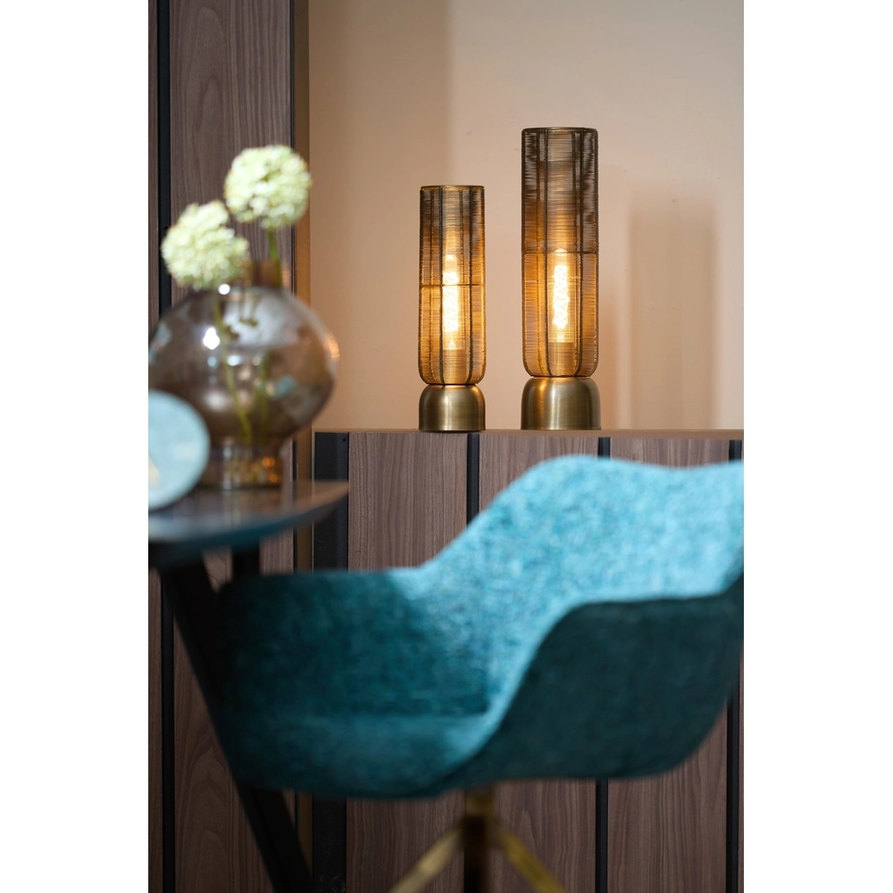 Tafellamp Lezuza Ø 13,5cm brons Light & Living 8717807659899