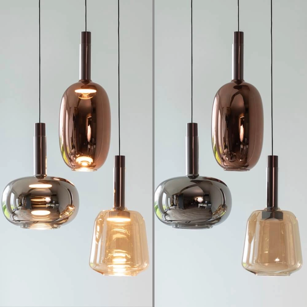Vrolijke hanglamp Irides 3-lichts rond Paul Neuhaus 4012248385845
