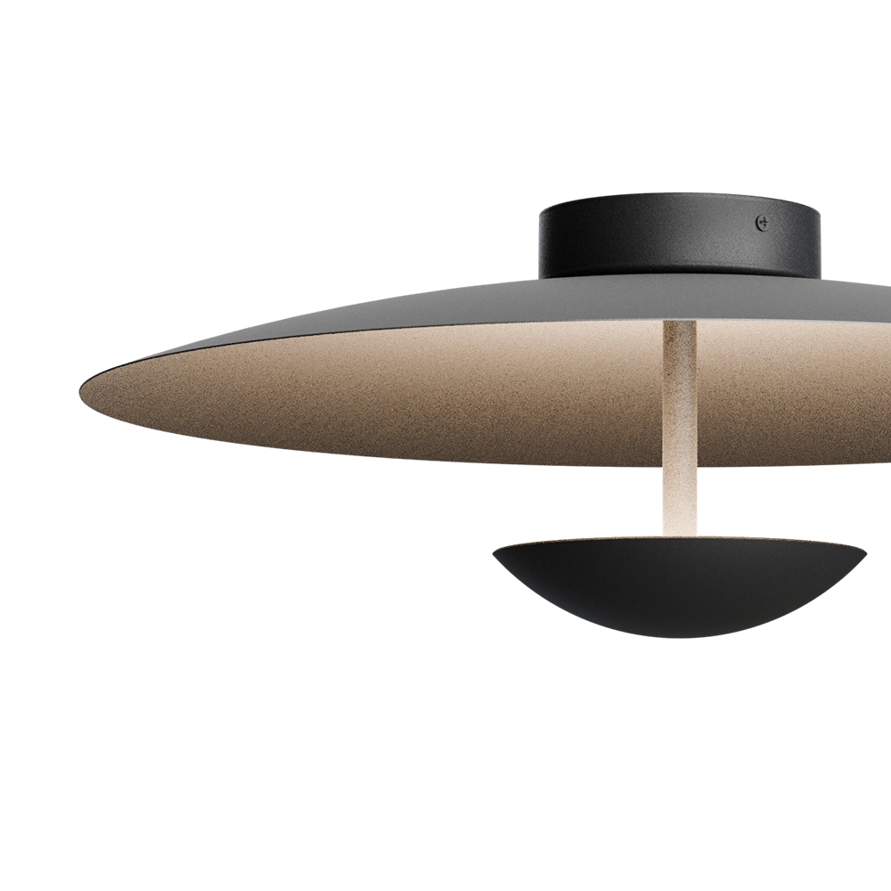 Plafondlamp 16cm Scala Ø 45cm zwart Masterlight 8718121397412