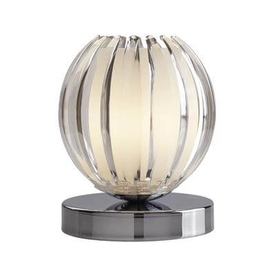 Tafellamp Claw 14cm chroom met helder glas Searchlight 5053423025049