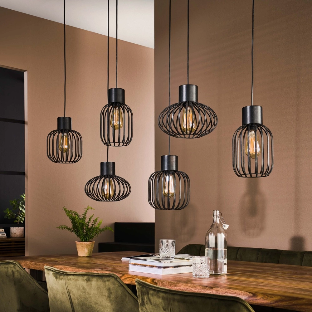 5L draad hanglamp Mix E27 - zwart Lyora 8716803512146