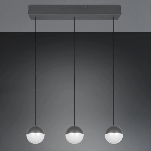 3-lichts hanglamp Senta antraciet Trio 4017807697858