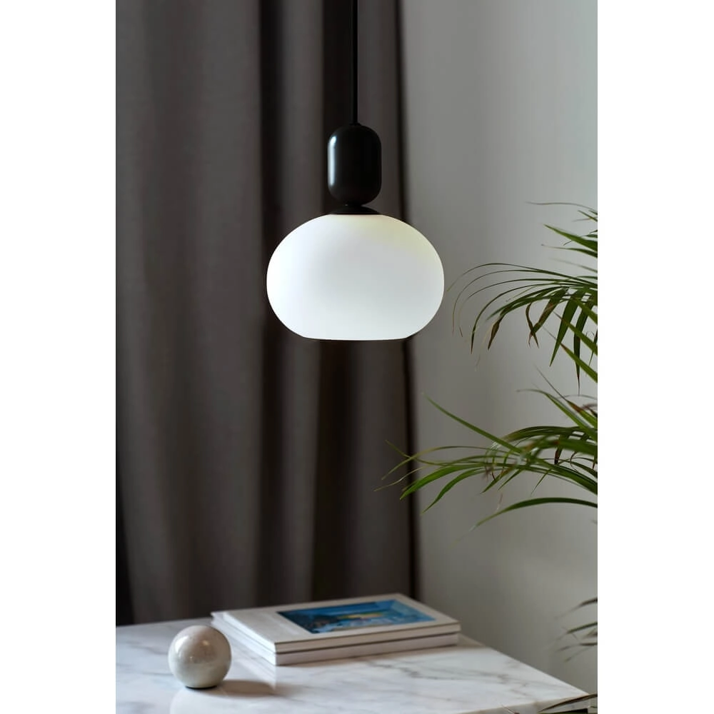 Hanglamp Notti zwart met wit Nordlux 5704924001789