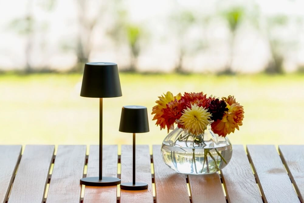 Oplaadbare tafellamp Vence zwart KonstSmide 7318307888751