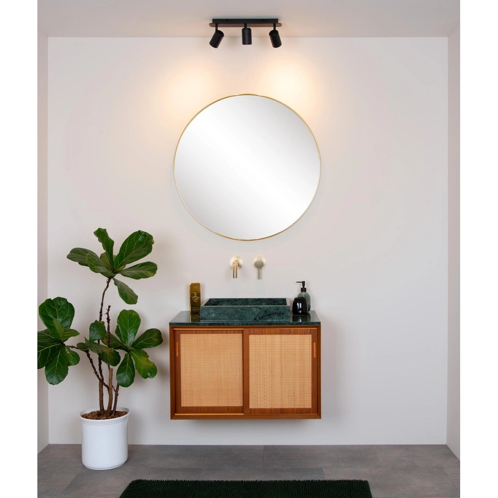 Plafondspot Lennert 3-lichts zwart Lucide 5411212262691