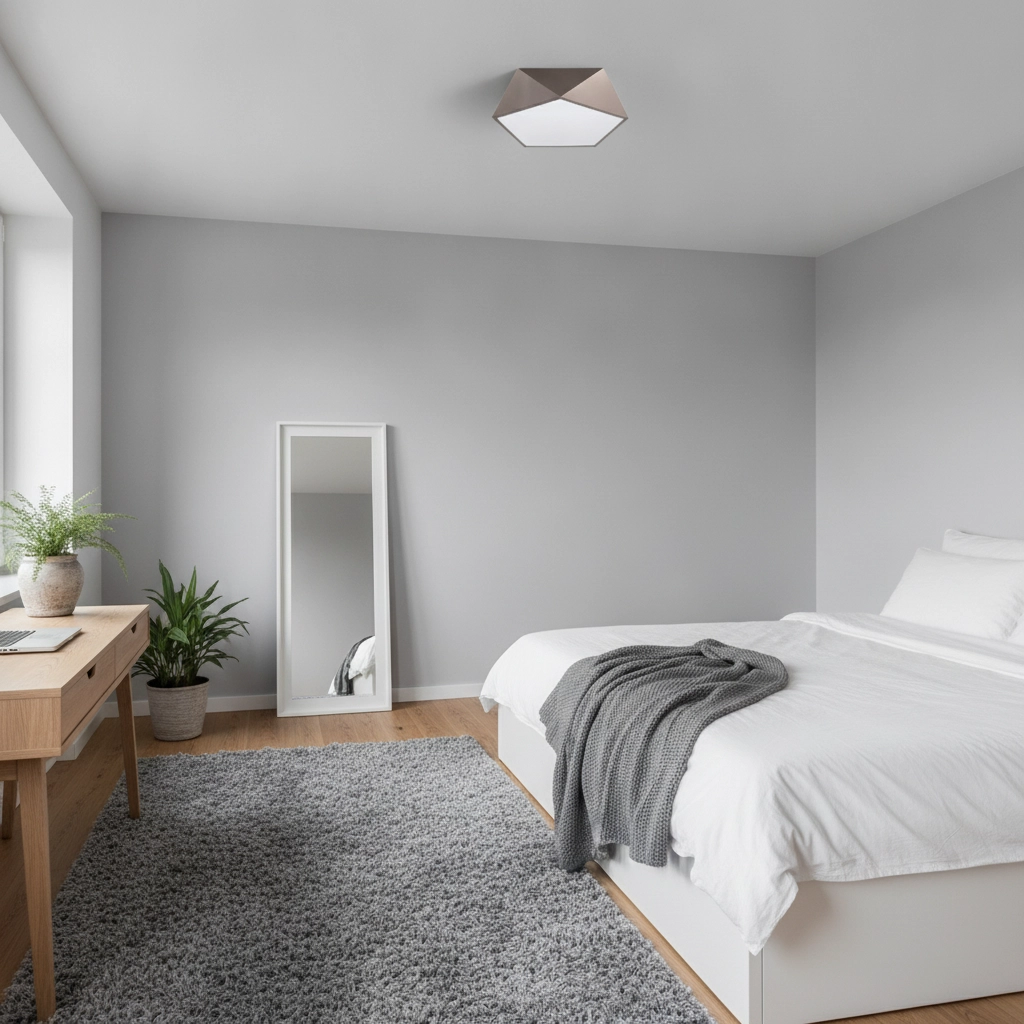 Design plafondlamp Darius koper brons