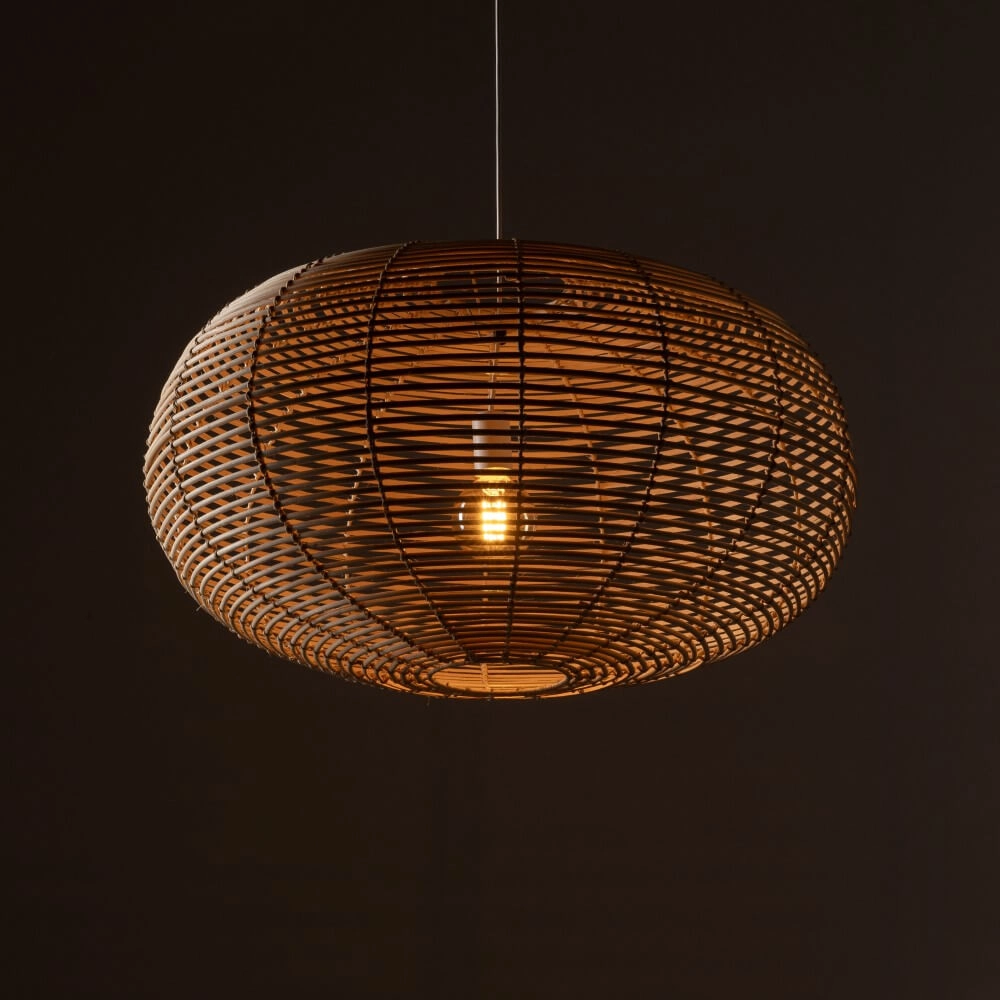 Natuurlijke hanglamp Rattan L Ø 70cm Lyora 5903139111553