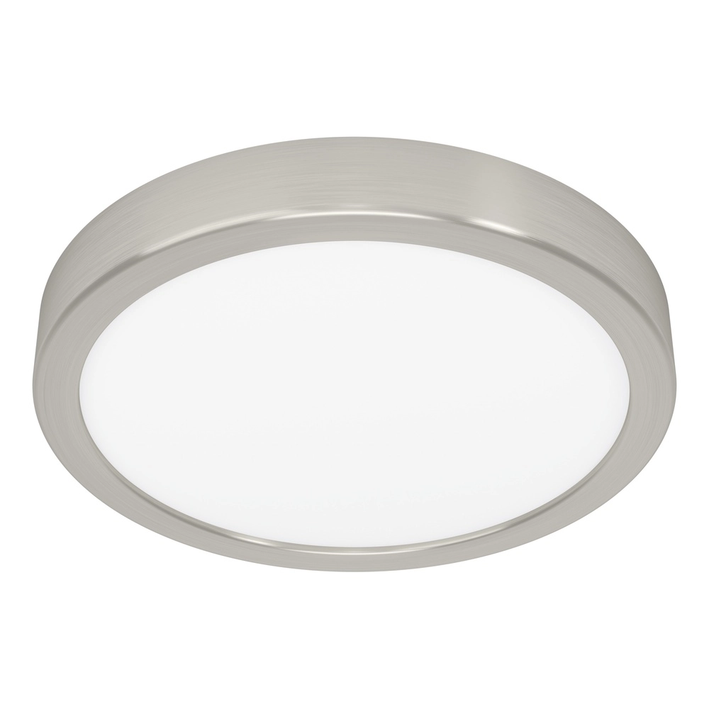 Plafonnière IP44 Fueva 6-Z rond - rvs - Ø 21,1cm