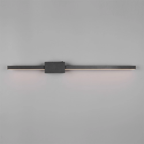 Moderne wandlamp Cassino zwart 70,5cm Trio 4017807683226