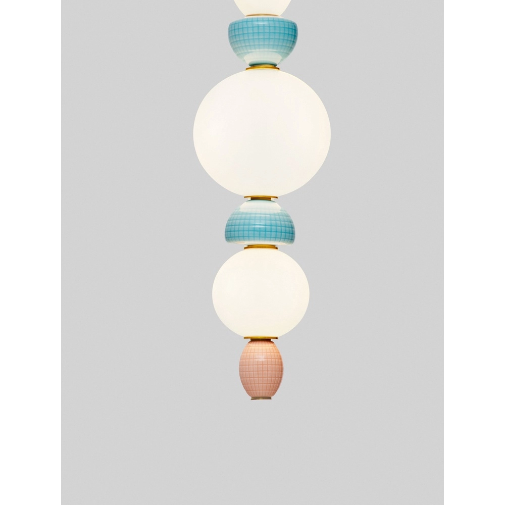 Hanglamp Obrie L gekleurd keramiek
