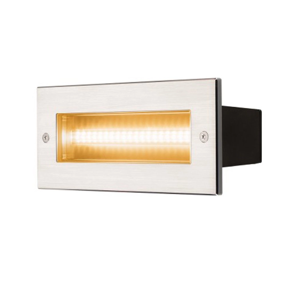 Inbouw wandlamp Brick 950 lumen metaalgrijs