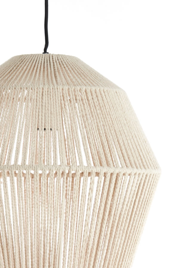 Scandinavische hanglamp Deya crème Ø38cm Light & Living 8717807744953