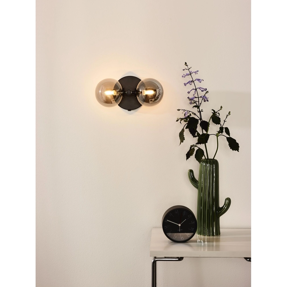 Wandlamp Tycho zwart Lucide 5411212450944