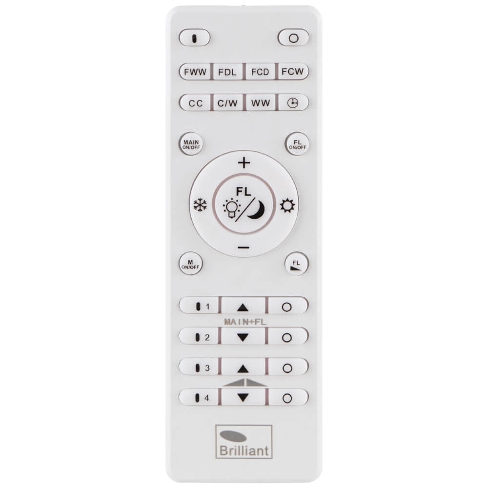 Plafondlamp Laurice wit Brilliant 4004353397066