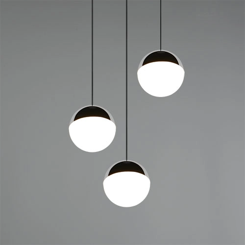 3-lichts hanglamp Senta rond chroom Trio 4017807685824