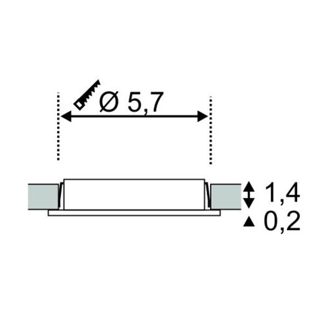 Plafondlamp Ceilinglight DL 126 wit SLV 4024163138017