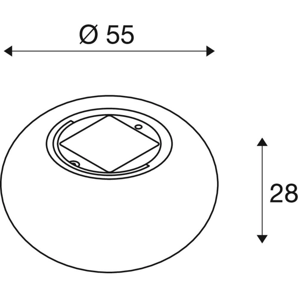Lage vloerlamp Adegan Flat Solar solar rotan SLV 4024163296618