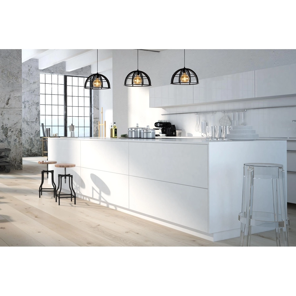 Hanglamp Dikra industrieel zwart Lucide 5411212761002