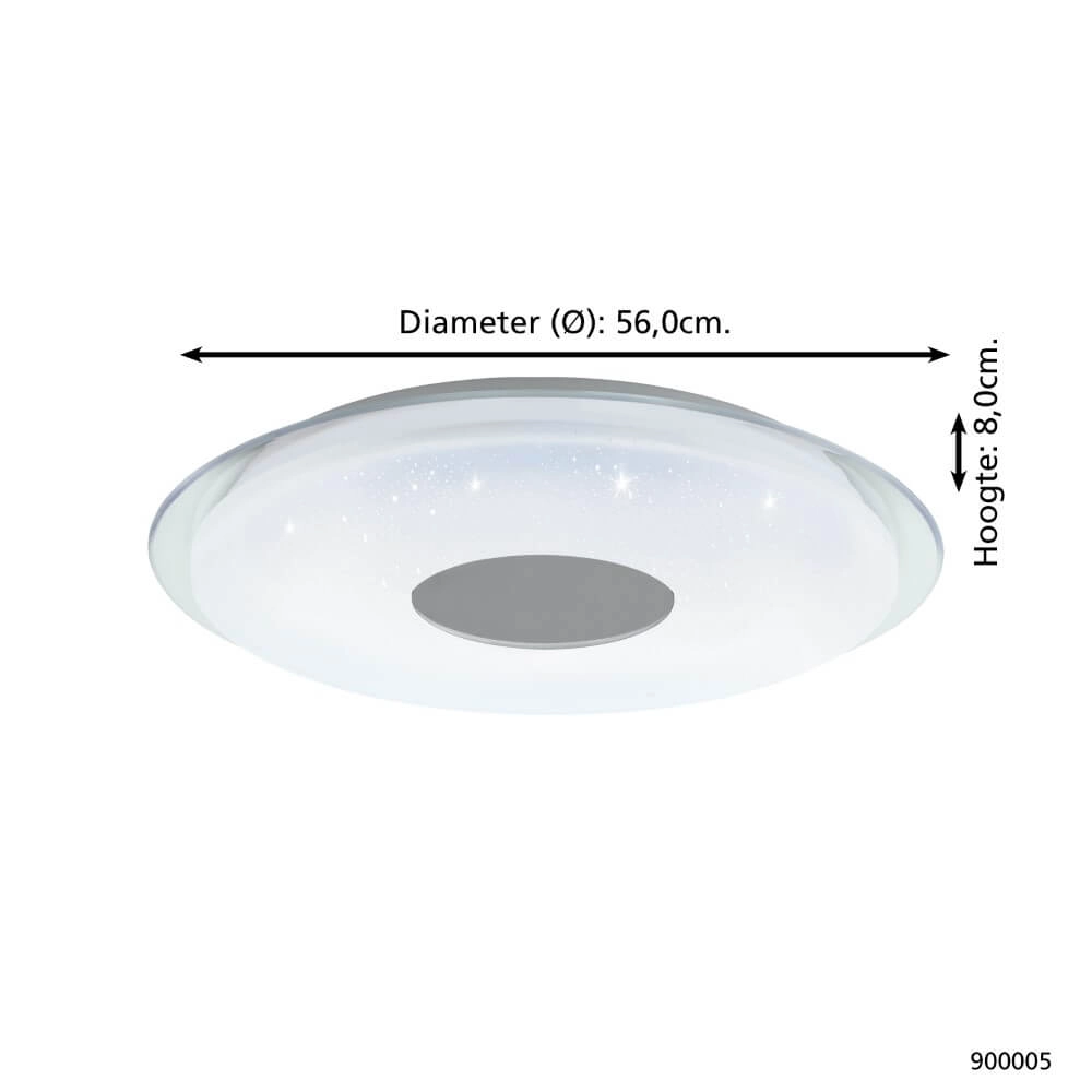 Plafonnière Zigbee Lanciano-Z Ø 56cm Eglo 9008606221516