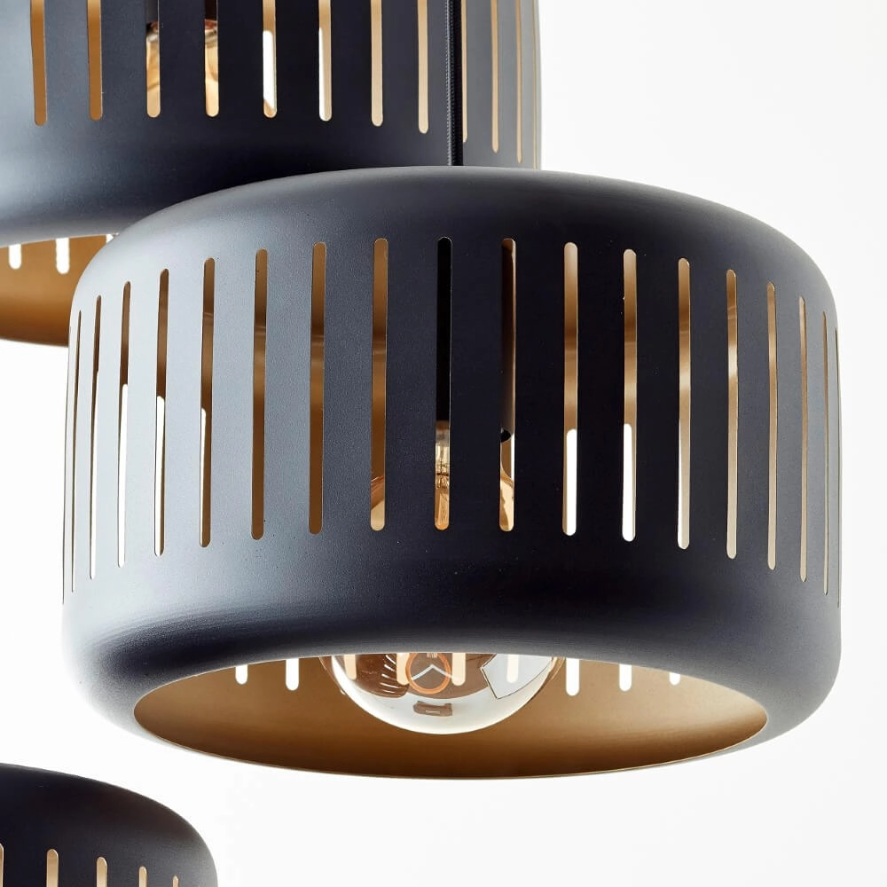 Vide hanglamp Tyas zwart Ø 52cm Brilliant 4004353411489