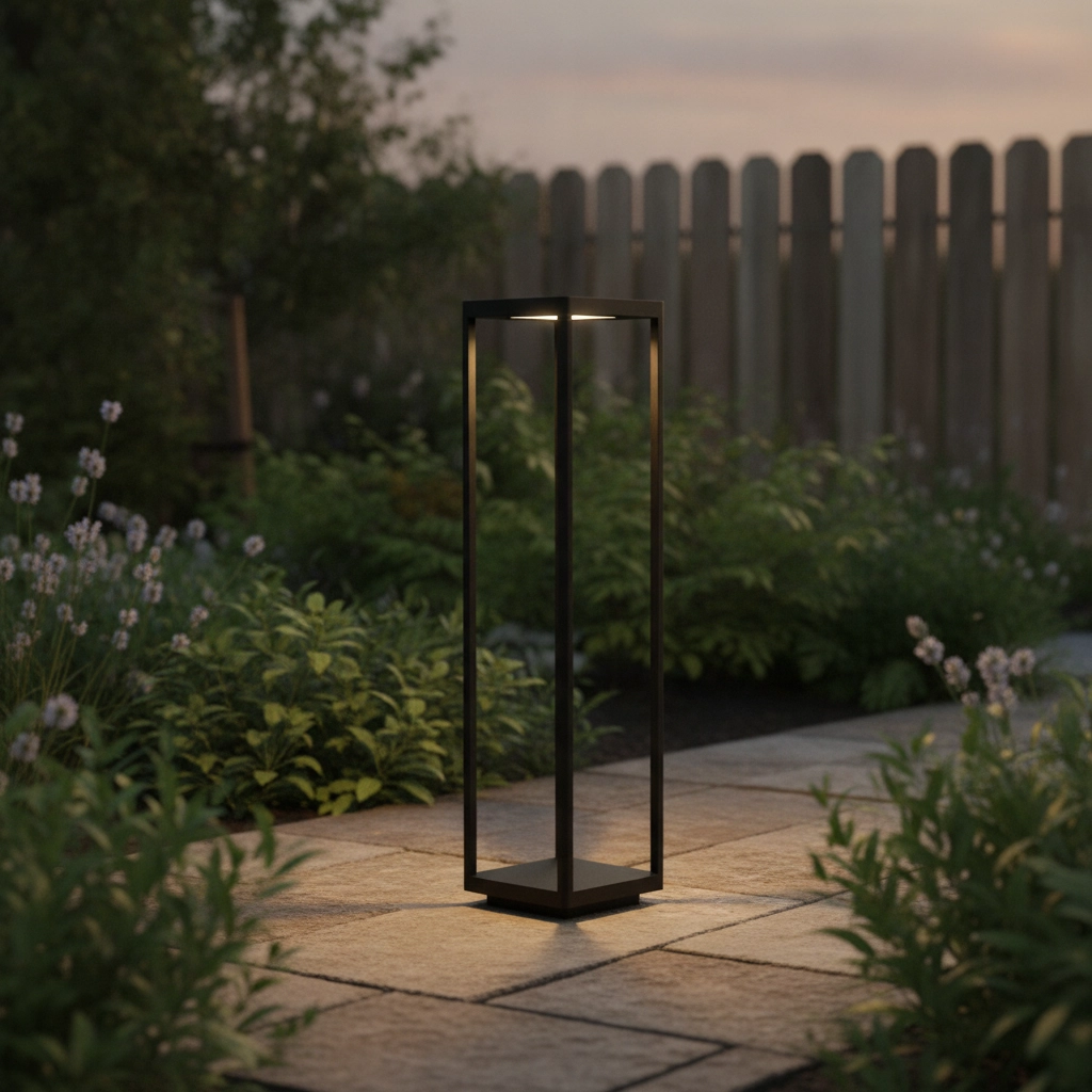 Vierkante tuinlamp Surf 80cm